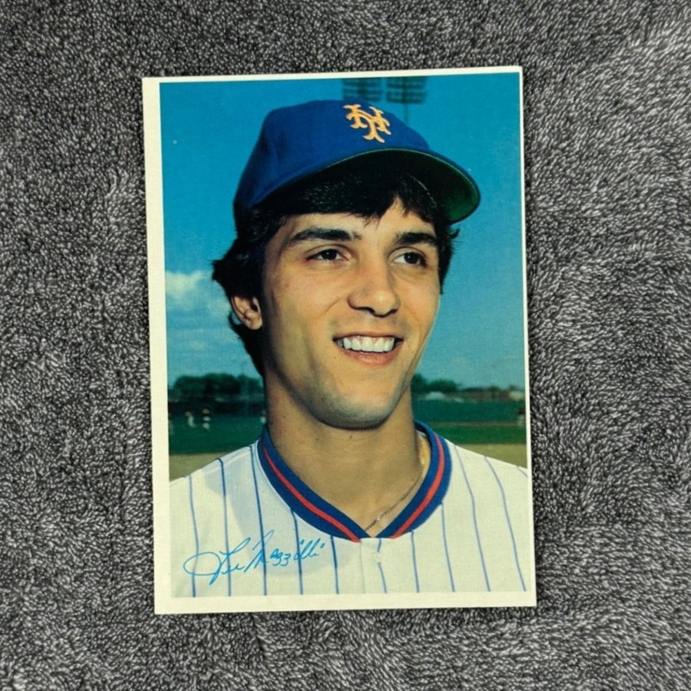 1980 Topps Lee Mazzilli New York Mets Card 8 of 60 For The Fun Of It 5x7 Vintage